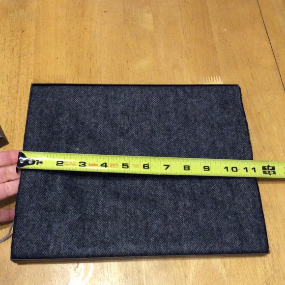 New ELLIOT MULRYAN Gray 100% Cashmere SCARF Long Rectangle - Picture 10 of 12